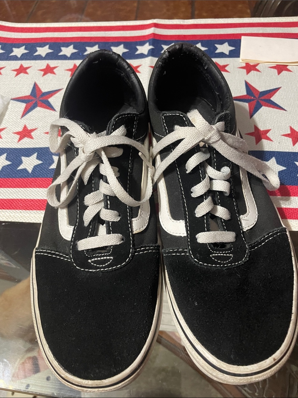 Vans Black and White Old Skool Sneakers